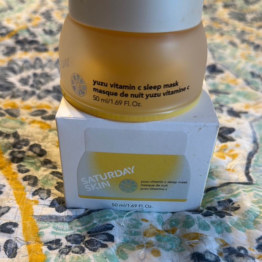 Yuzu Vitamin C Sleep Mask - Yellow